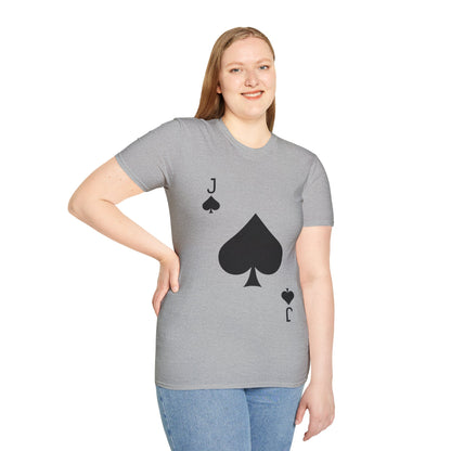 Jack of Spades Deck of Cards Halloween Costume  T-Shirt For Men