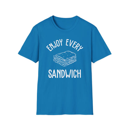 Enjoy Every Sandwich T-shirt For Women Men Food Cute Foodie Tshirt