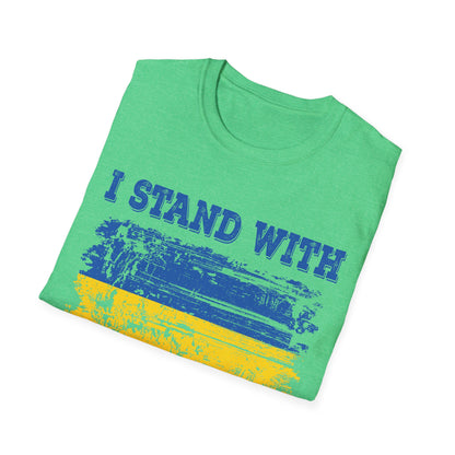 Save Ukraine T Shirt Fist Support Stand with Ukraine T-Shirt