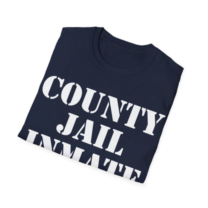 Halloween County Jail Inmate Prisoner Costume Party T-Shirt For Men