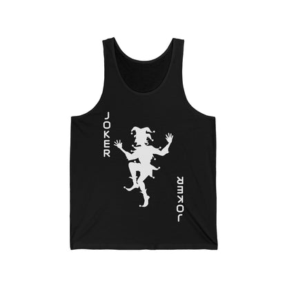 Joker of Spades Deck of Cards Halloween Costume Tank Top for Men