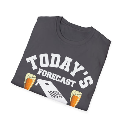 Funny Todays Forecast Corn Hole and Beer Sarcastic Beers Lover Cornhole Party