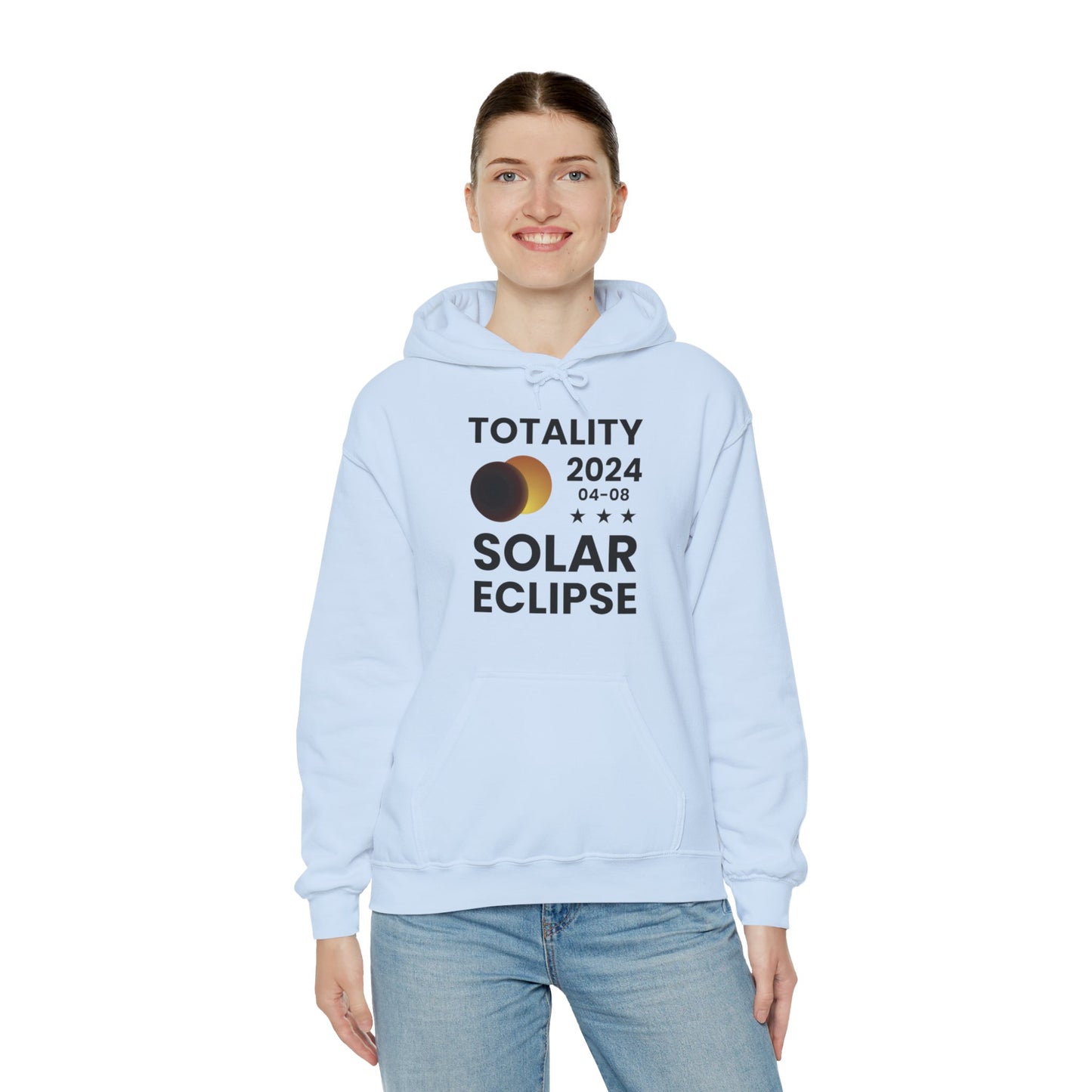 Totality Solar Eclipse 2024 America Retro Total Eclipse Hoodie For Men Women Hoodie