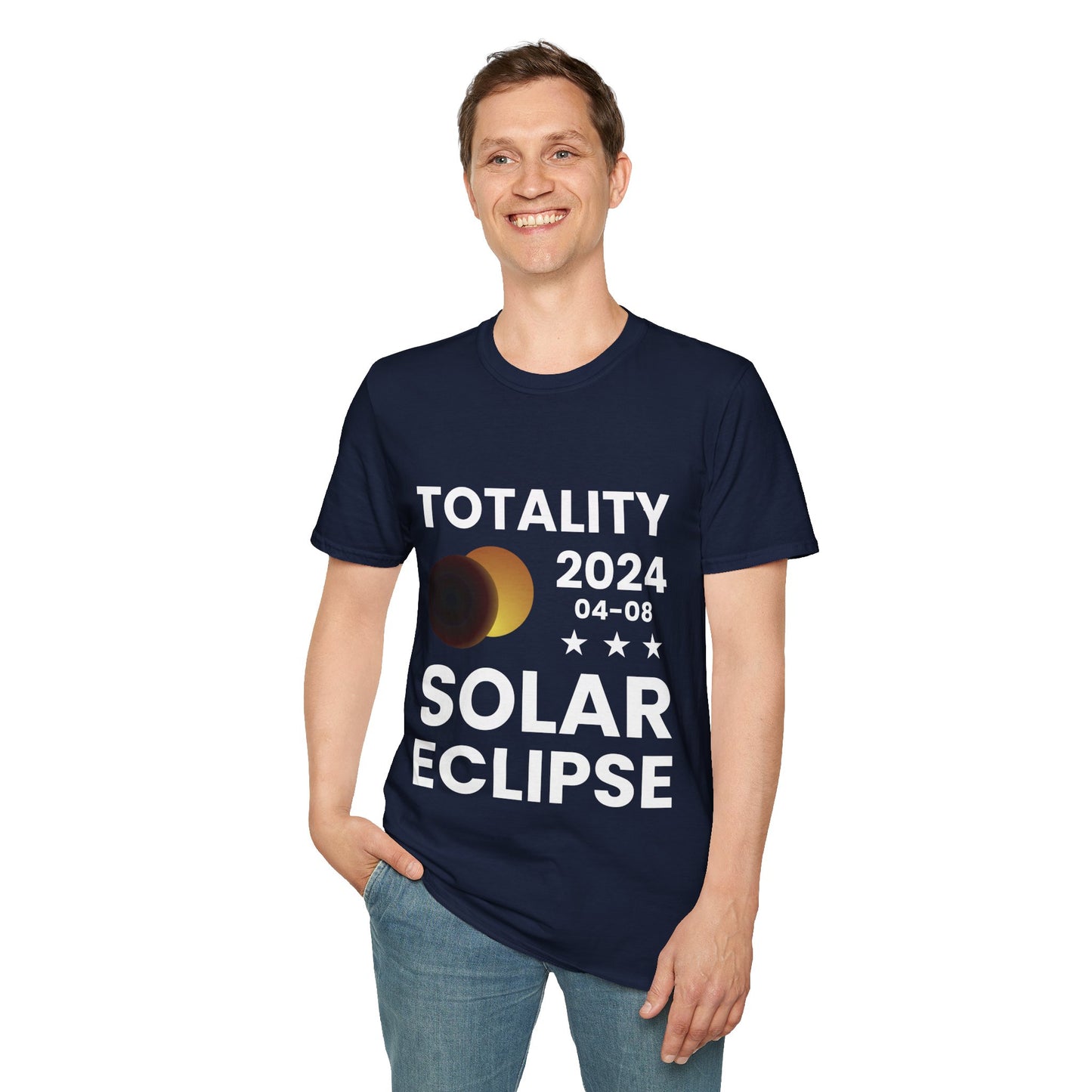 Totality Solar Eclipse 2024 America Retro Total Eclipse T-Shirt For Men Women T-Shirt