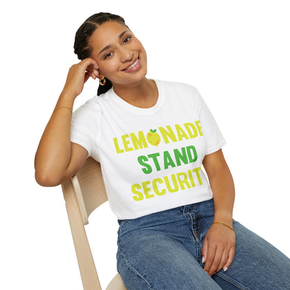 Funny Lemonade Stand Security Summer T-Shirt For Men Women T-Shirt