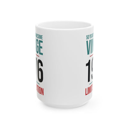 50 Year Old Gifts Vintage 1976 50 Years Awesome 50th Birthday Coffee Mug