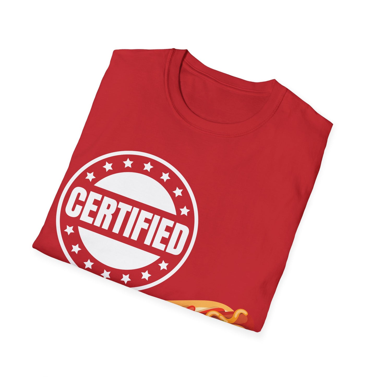 Certified Hotdogologist Hotdog Cool Sausage Hot Dog Lover T-Shirt For Men Women T-Shirt