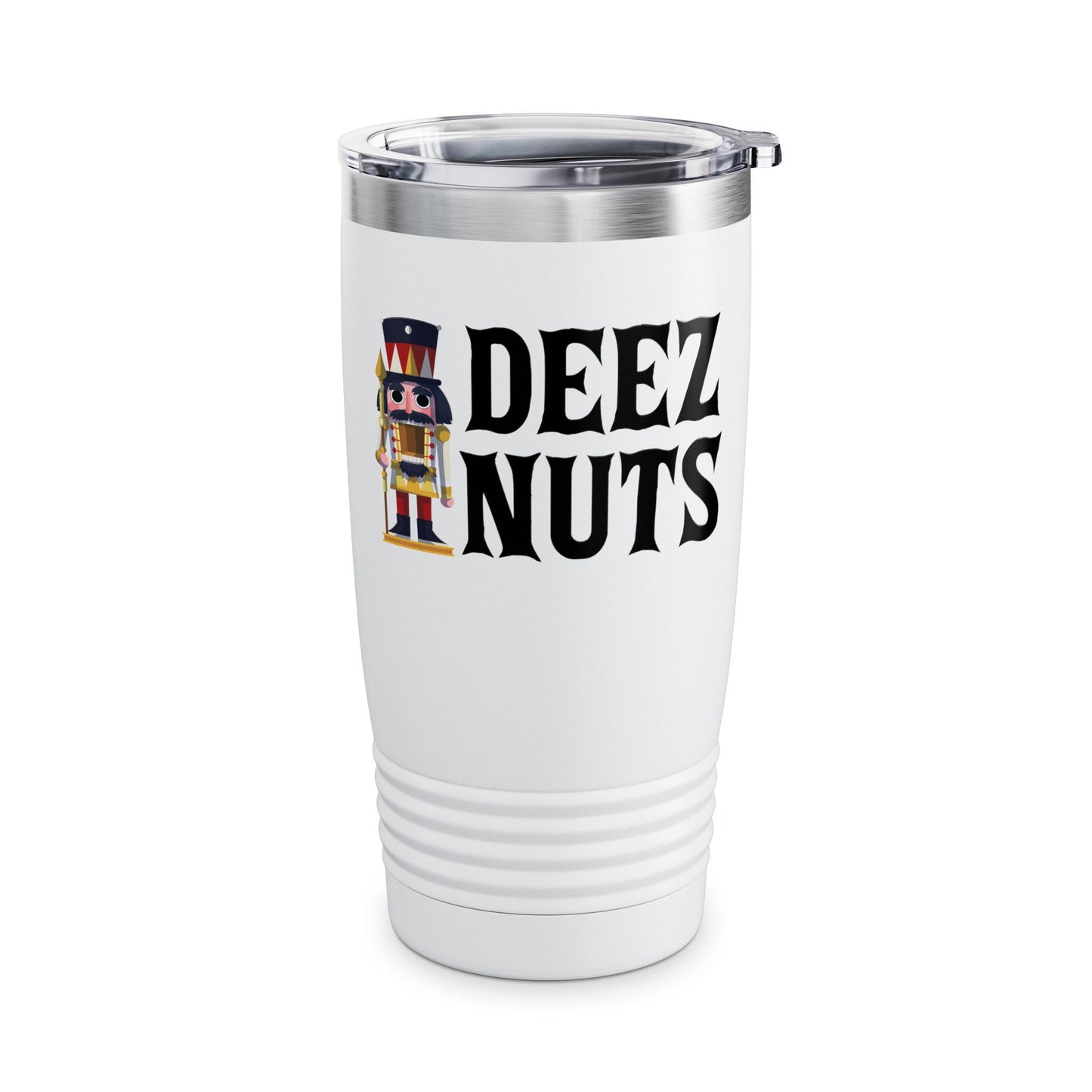 Funny Deez Nuts Nutcracker Ugly Christmas Meme Xmas Gift Tumbler Men Women