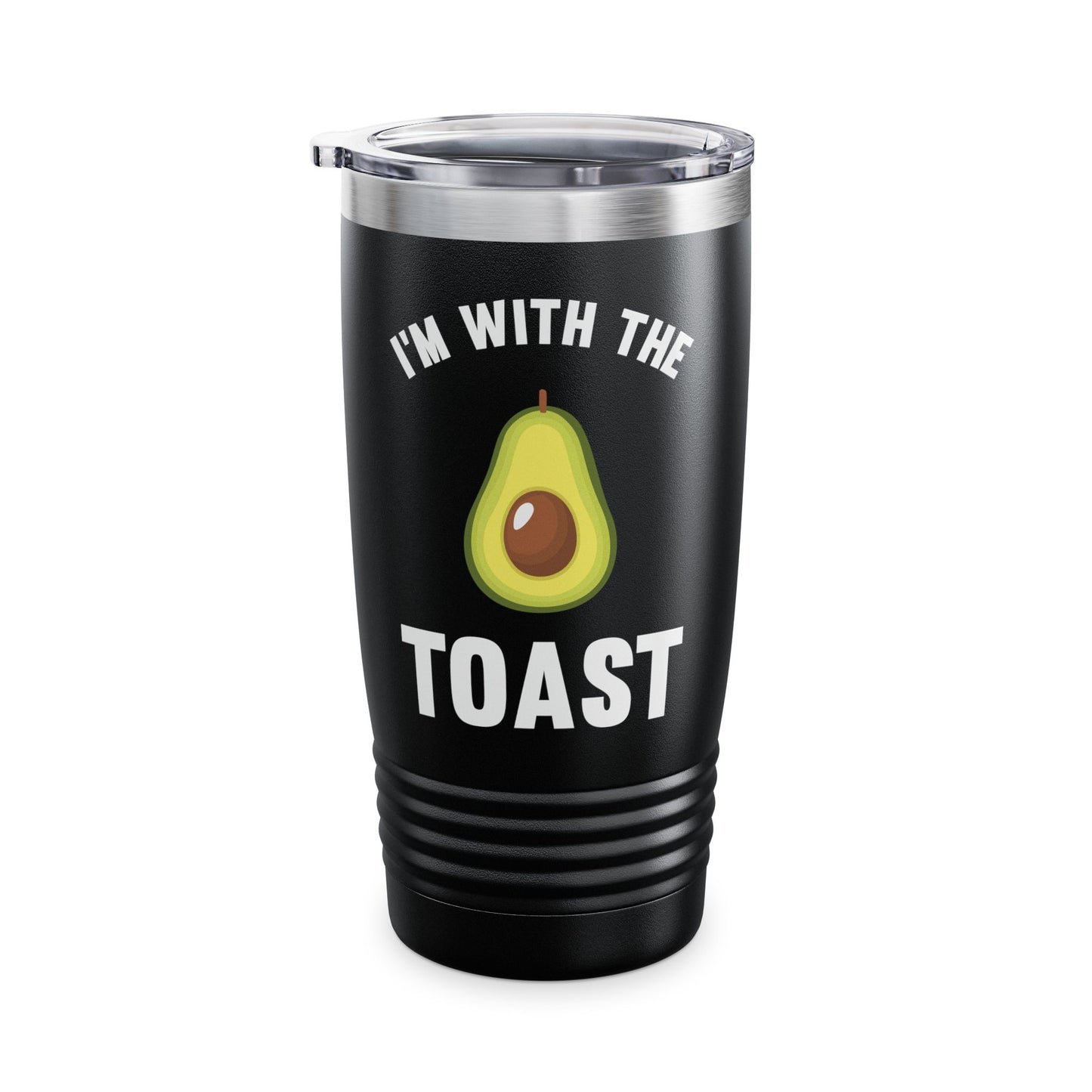 Funny I Am with The Toast Avocado Halloween Costume Tumbler Men Women