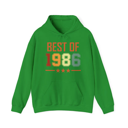 Funny Vintage Best of 1986 40 Year Old Gift 40th Birthday Hoodie For Men Women Hoodie