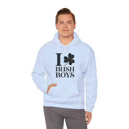 Funny I Love Irish Boys Shamrock St Patricks Day Hoodie For Men Women Hoodie