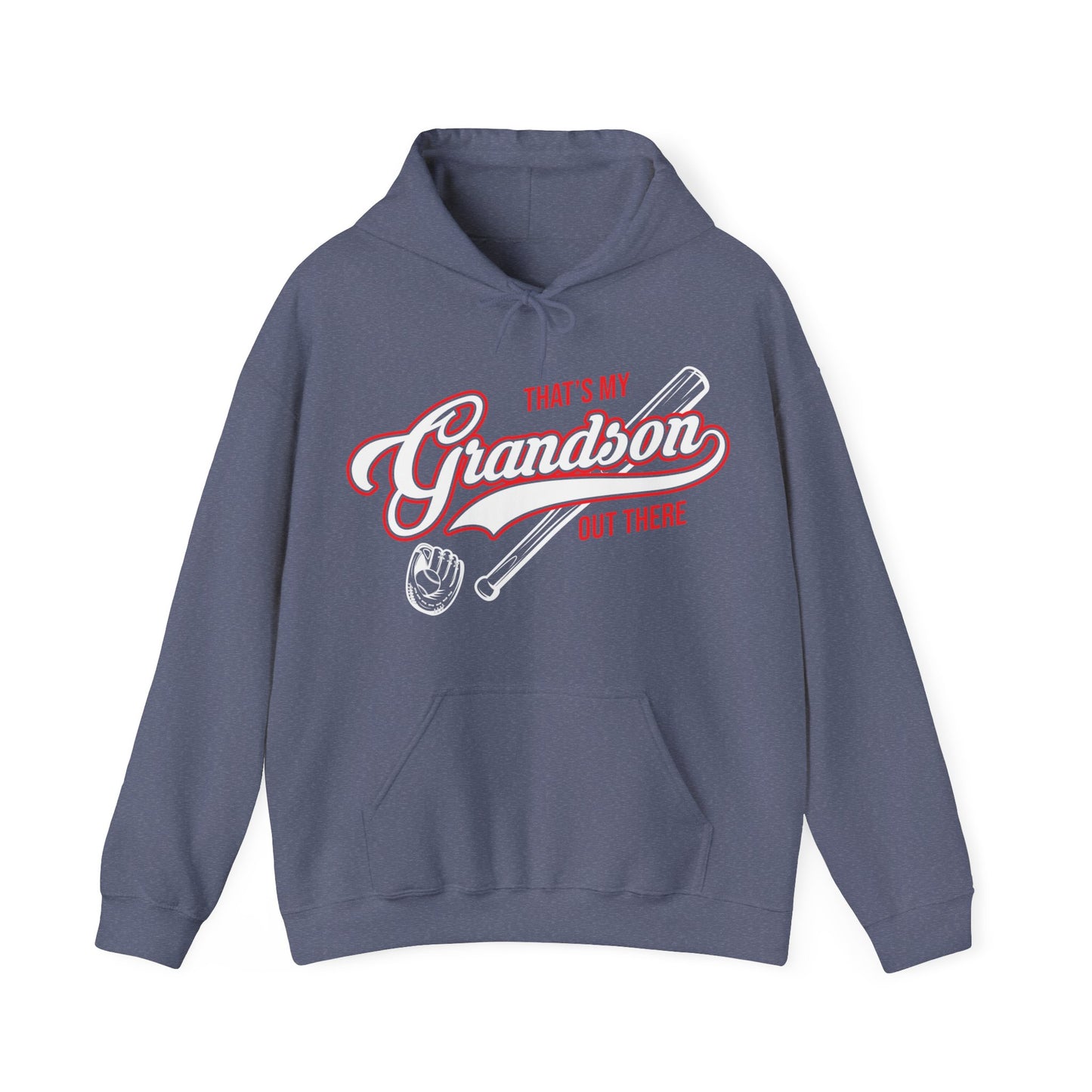 Thats My Grandson Out There Baseball Grandma Mothers Day Fathers Day Hoodie