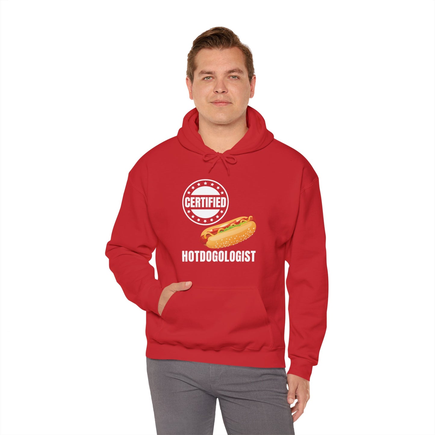 Certified Hotdogologist Hotdog Cool Sausage Hot Dog Lover Hoodie For Men Women Hoodie