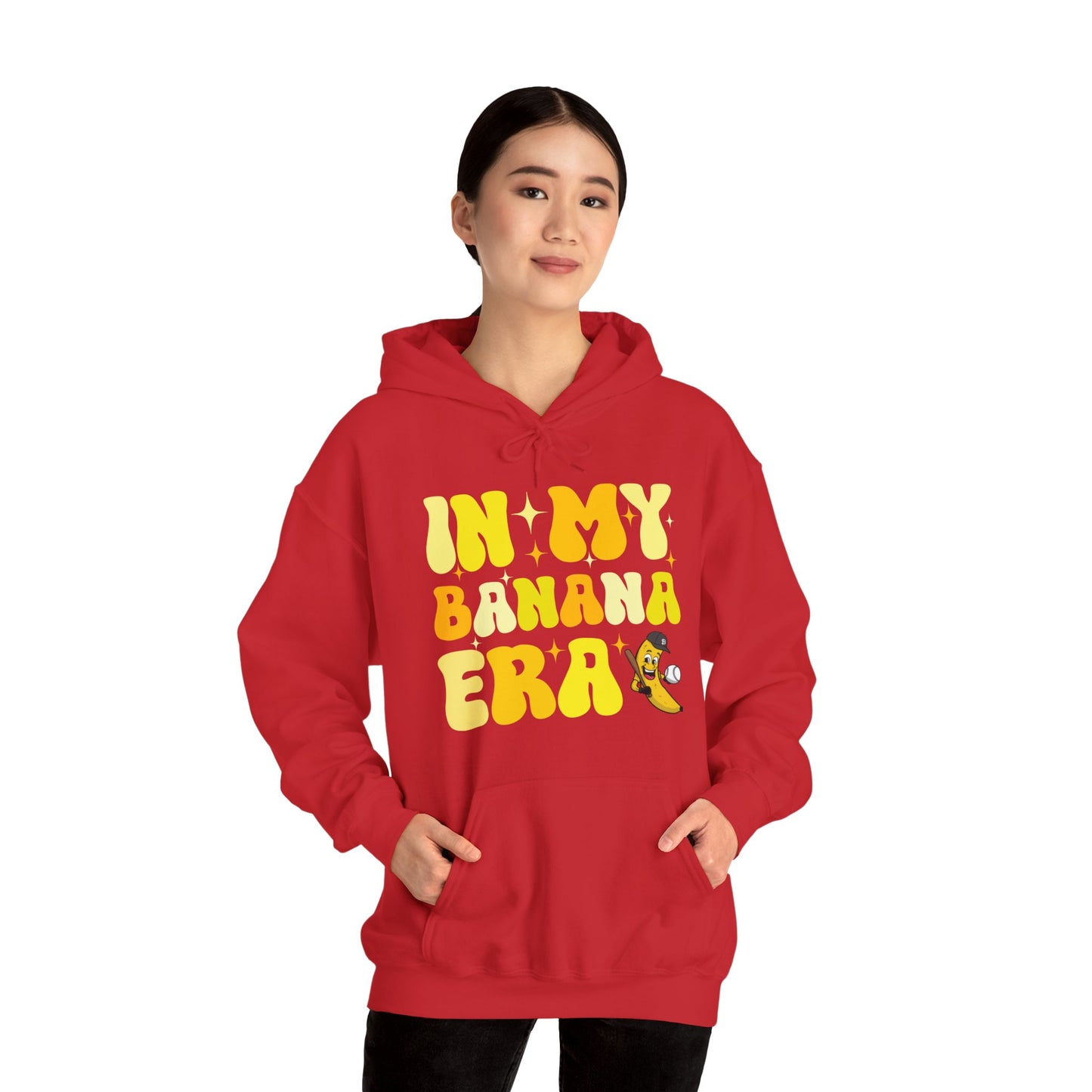 Funny In My Bananas Era Fruit Lover Baseball Player Hoodie For Men Women Hoodie