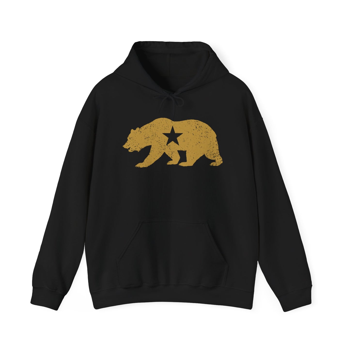 California Golden State Bear Vintage Distressed Graphic Hoodie