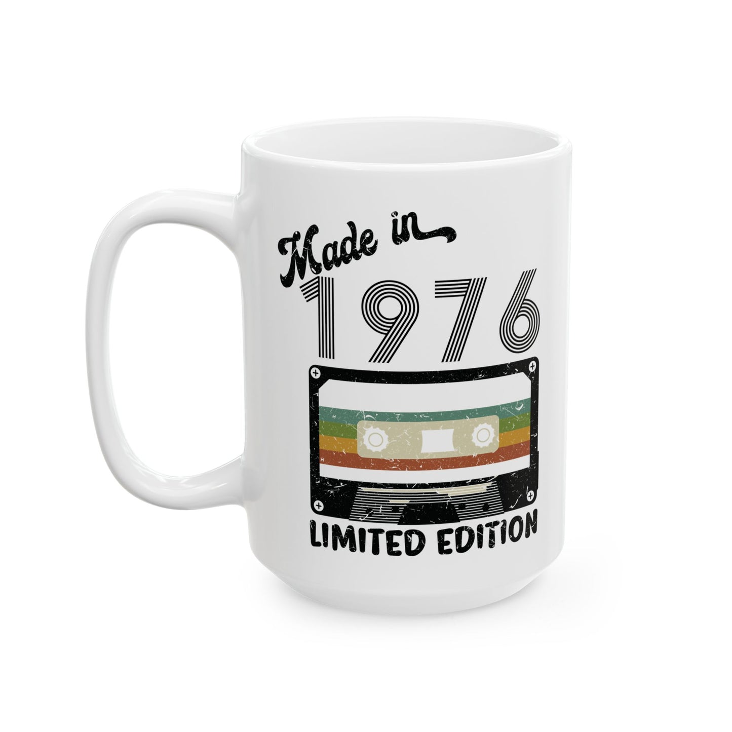 Made In 1976 Limited Edition Funny Cassette Tape Vintage Coffee Mug For Men Women