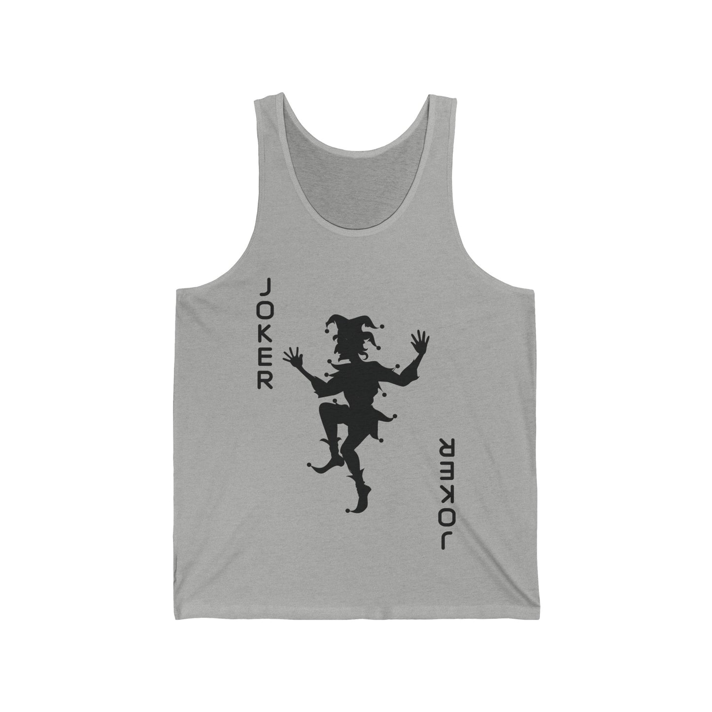 Joker of Spades Deck of Cards Halloween Costume Tank Top for Men