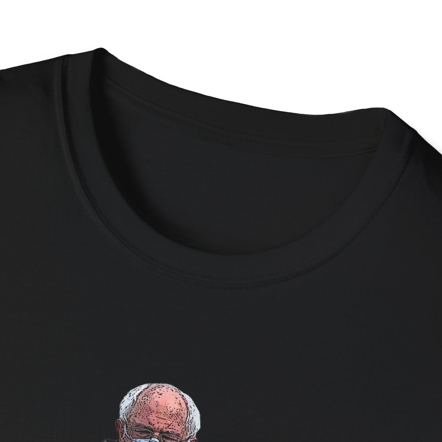 Bernie Sanders Drummer Inauguration Mittens Meme Sitting Drums T-Shirt