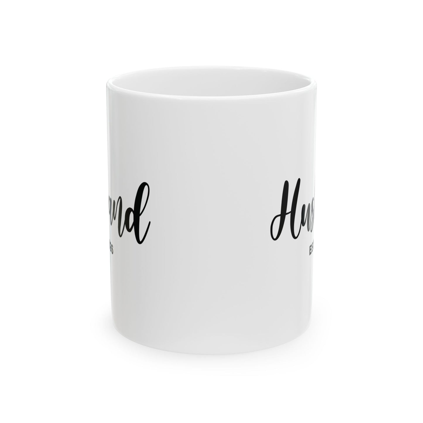 Husband Est 2026 Married Hubby Honeymoon Couple Wedding Coffee Mug For Men