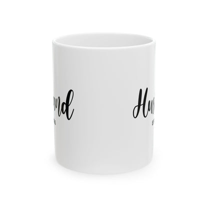 Husband Est 2026 Married Hubby Honeymoon Couple Wedding Coffee Mug For Men