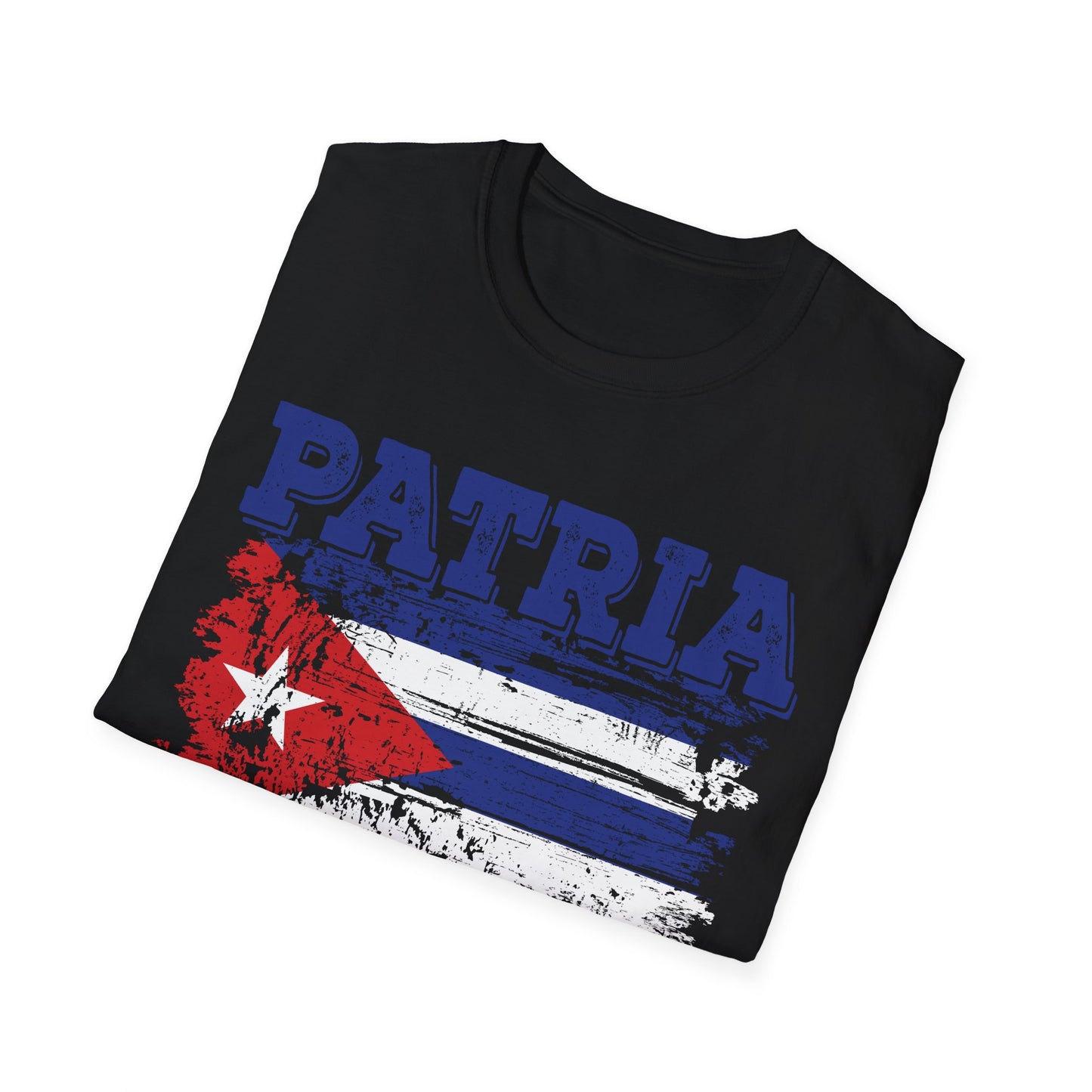 Cuba Patria y Vida Flag Distressed Vintage Cuban Flag T-Shirt For Men Women