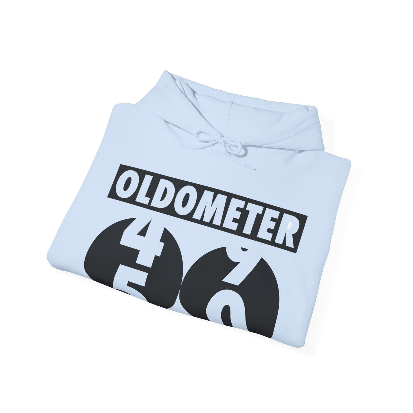 Funny Oldometer Odometer 50th Birthday Gift 50 yrs Old Joke Hoodie For Men Women Hoodie