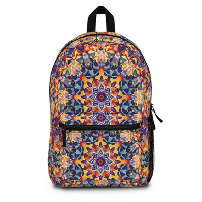 Cosmic_Kaleidoscope Pattern Backpacks for Men Women Kids School Travel, Capacity School Backpacks