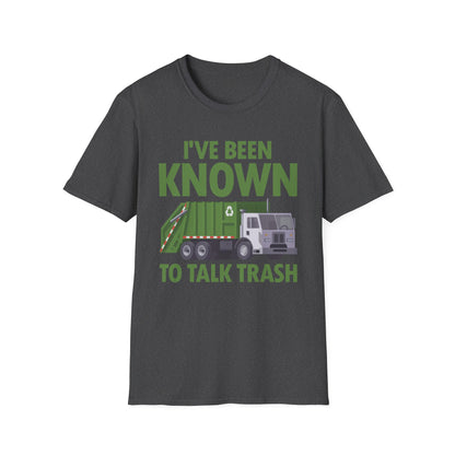 Funny Talk Trash Garbage Truck for Sanitation Worker  T. shirt