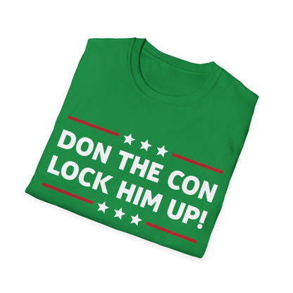 Anti Trump Don The Con Lock Him Up President Tshirt Men Women