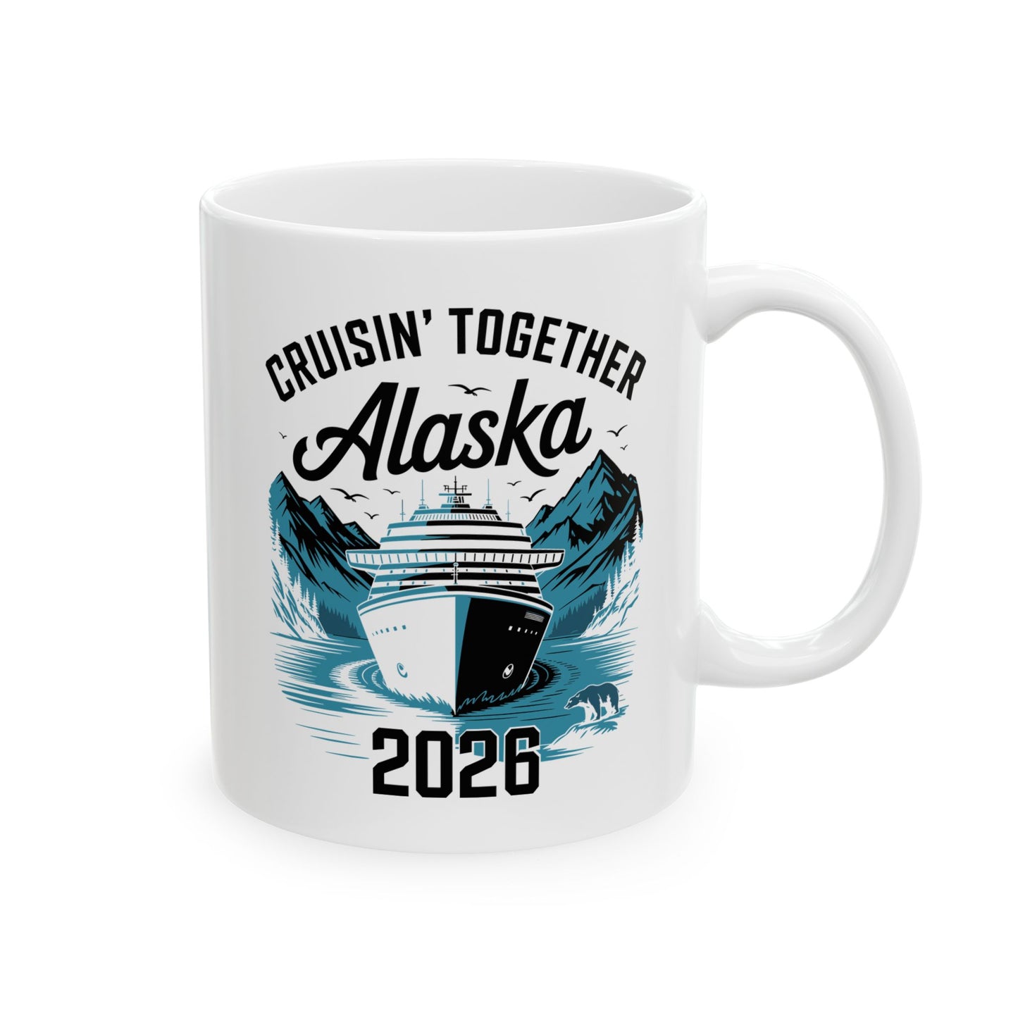 Alaska Cruise 2026 Matching Family Friends Group Coffee Mug For Men Women