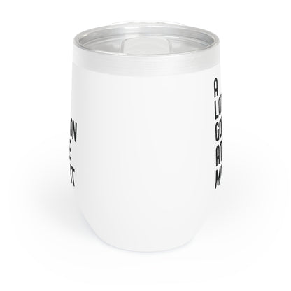 Funny A Lot Going On At The Moment Distressed Chill Wine Tumbler For Men Women