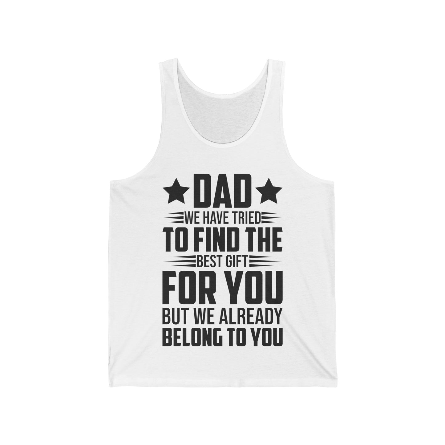 Fathers Day Shirt Funny Dad from Daughter Son Wife for Daddy Tank top