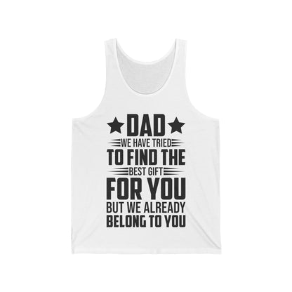 Fathers Day Shirt Funny Dad from Daughter Son Wife for Daddy Tank top