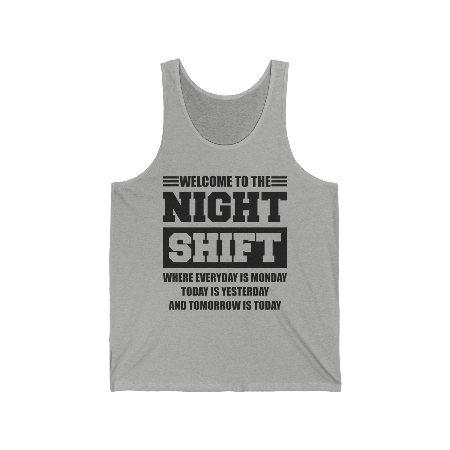 Welcome To Night Shift Funny Nursing Nurse Night Workers Gift Tank Top