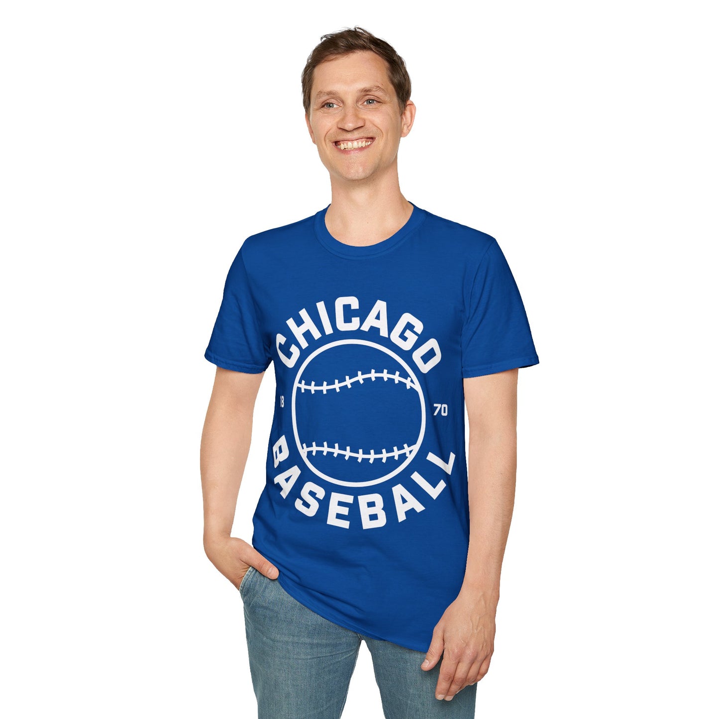 Chicago Baseball Gameday Fan Gear Sports Baseballer T-Shirt For Men Women T-Shirt