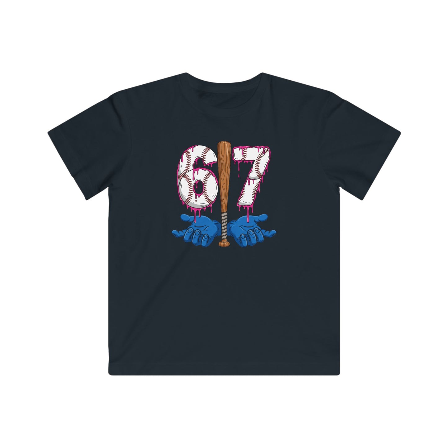 Baseball 67 Six Seven Funny Gen Alpha Meme Drip T-Shirt