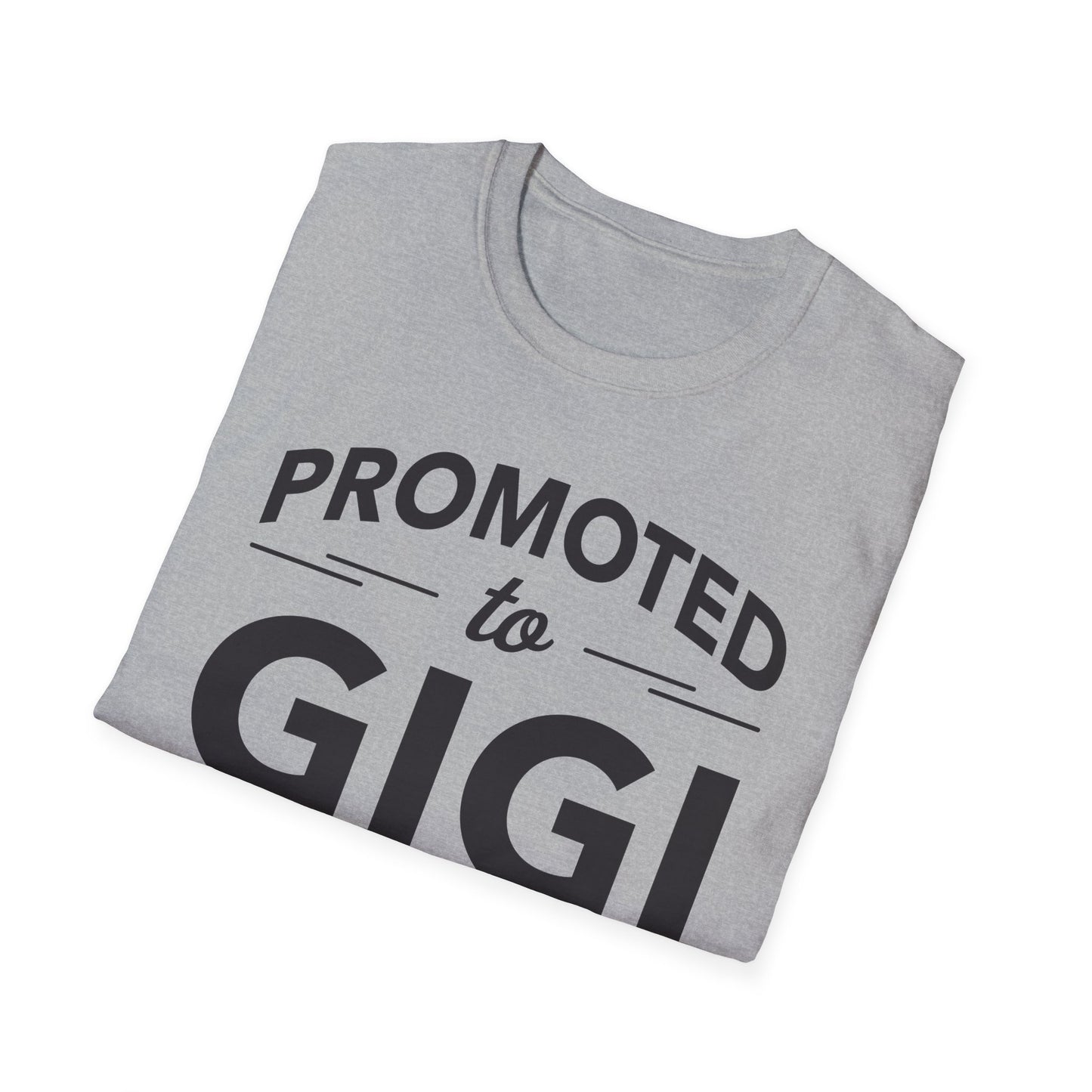 Funny Promoted To Gigi Est 2026 First Time Mothers Day T-Shirt For Women