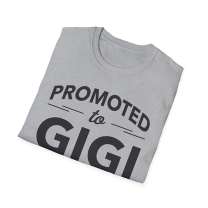 Funny Promoted To Gigi Est 2026 First Time Mothers Day T-Shirt For Women