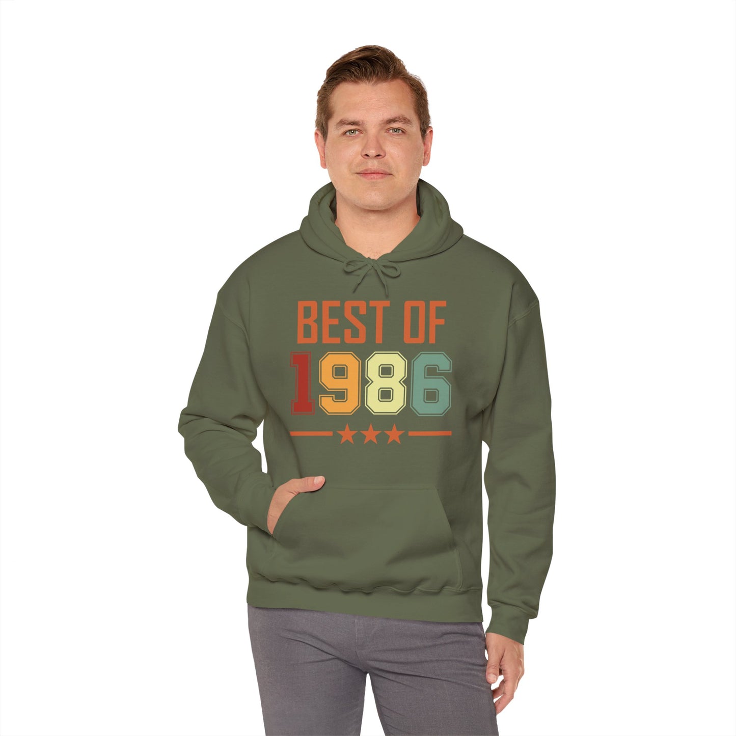 Funny Vintage Best of 1986 40 Year Old Gift 40th Birthday Hoodie For Men Women Hoodie