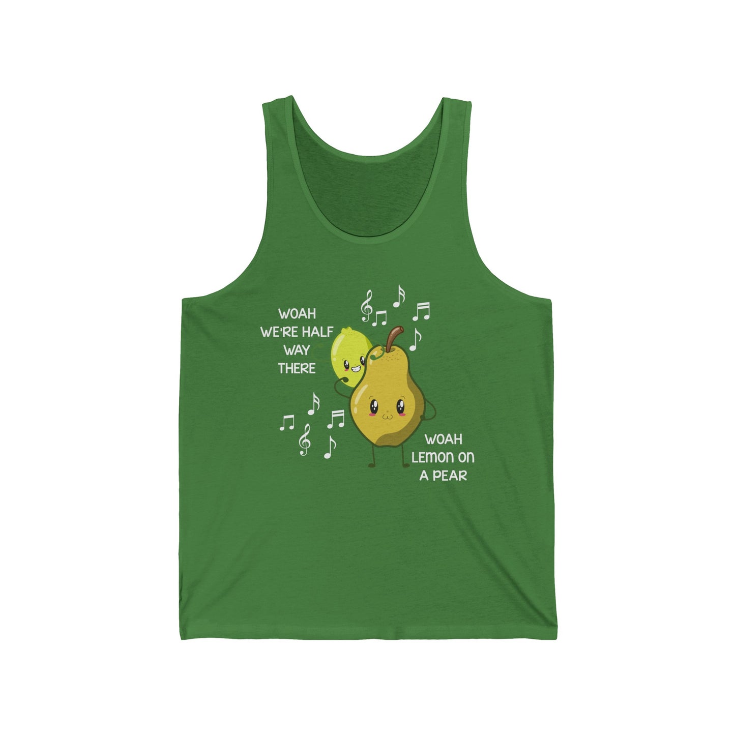 Funny Woah Lemon On A Pear Meme Teacher Foodie Tank Tops For Men Women