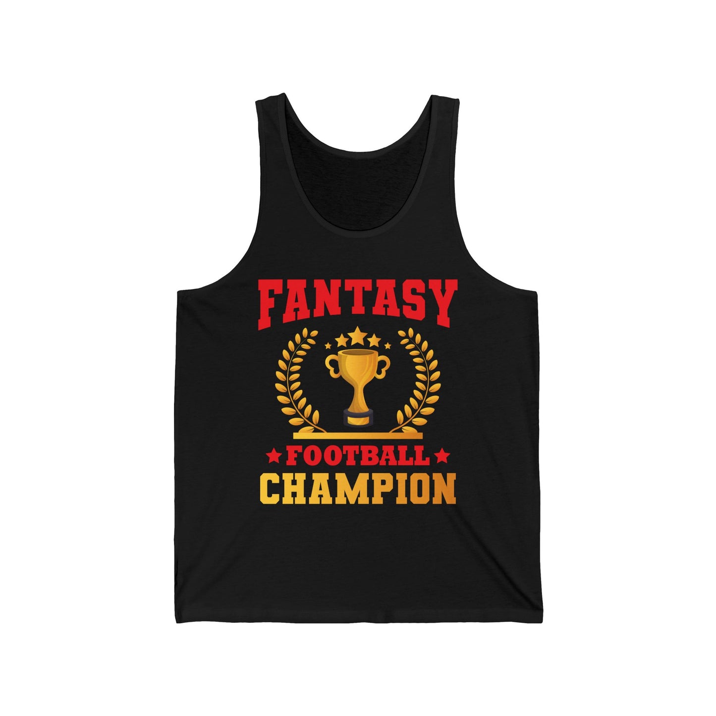 Funny Fantasy Football League Champion Footballer Tank Tops For Men Women