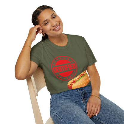 Certified Hotdogologist Hotdog Cool Sausage Hot Dog Lover T-Shirt For Men Women T-Shirt