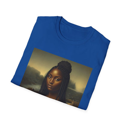 Black Mona Lisa African American Black History Month Funny T-Shirt