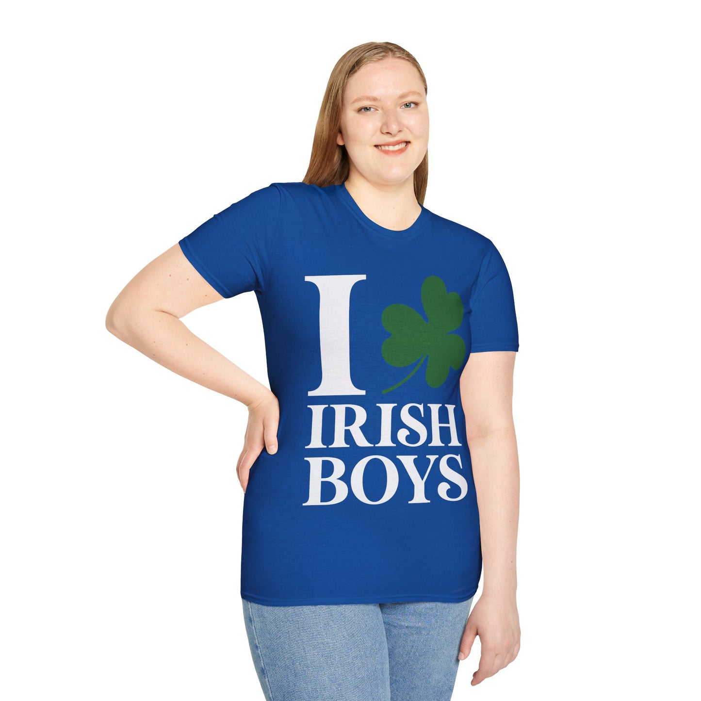 Funny I Love Irish Boys Shamrock St Patricks Day T-Shirt For Men Women T-Shirt