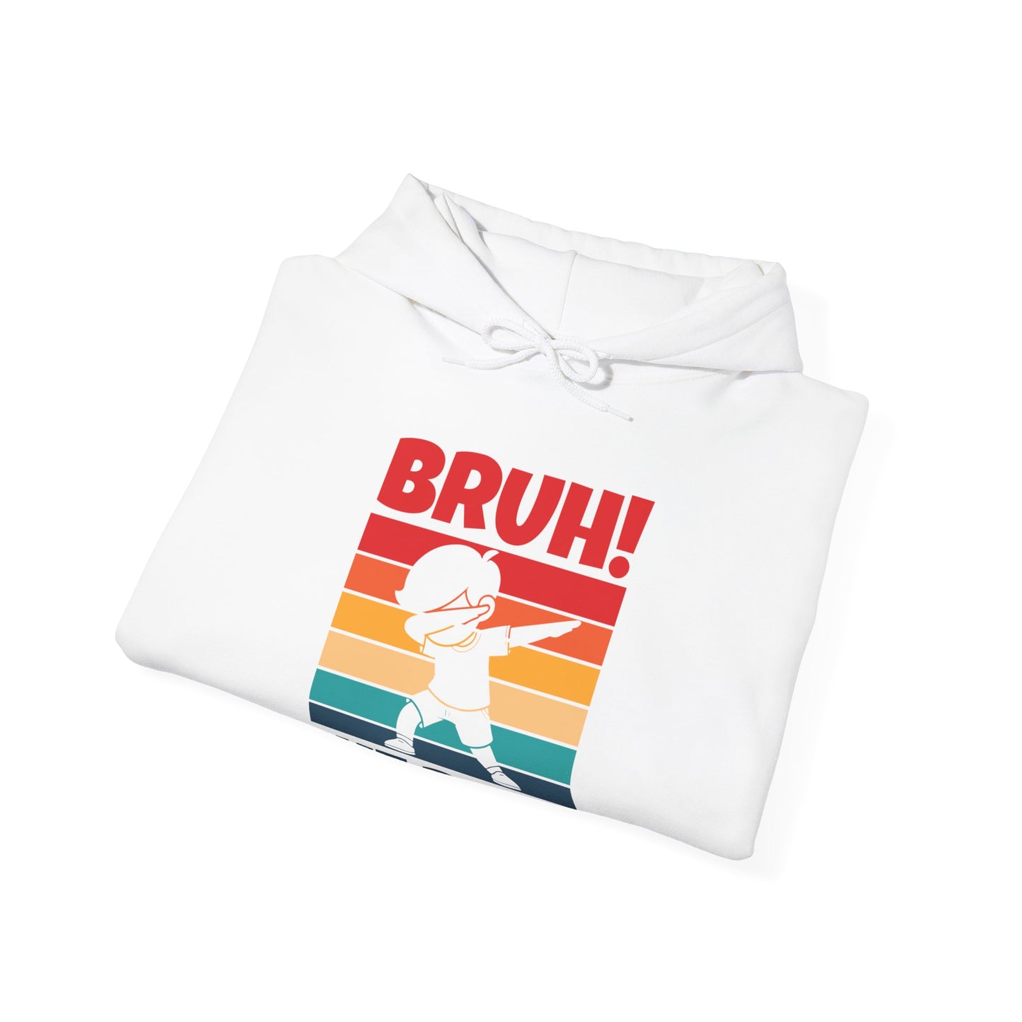 Funny Bruh We Back Teachers Kids Funny Back To School Hoodie