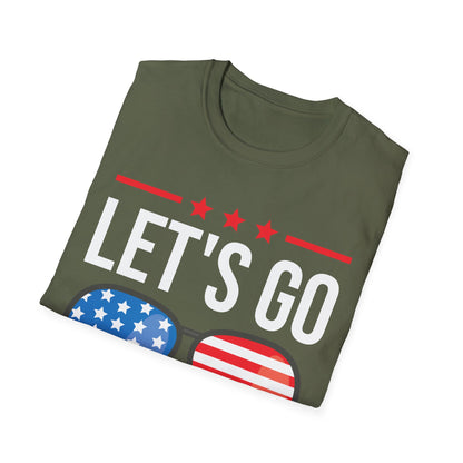 Vintage Old American  Lets Go Brandon Sunglasses T-Shirt Men Women