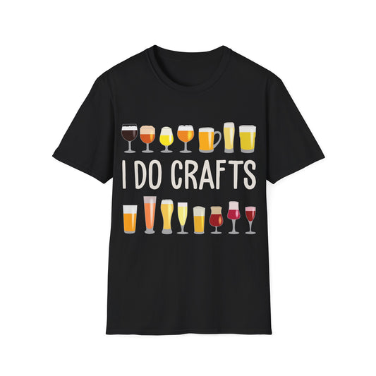 I Do Crafts Beer Vintage Craft Home Brew Art T-Shirt Men Women