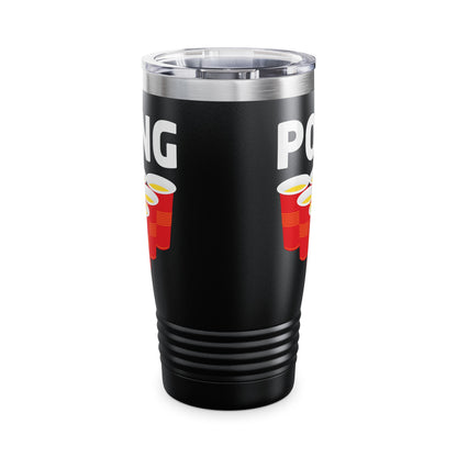 Funny Beer Pong Drinking Halloween Carnival Partner Costume Tumbler For Men Women Tumbler