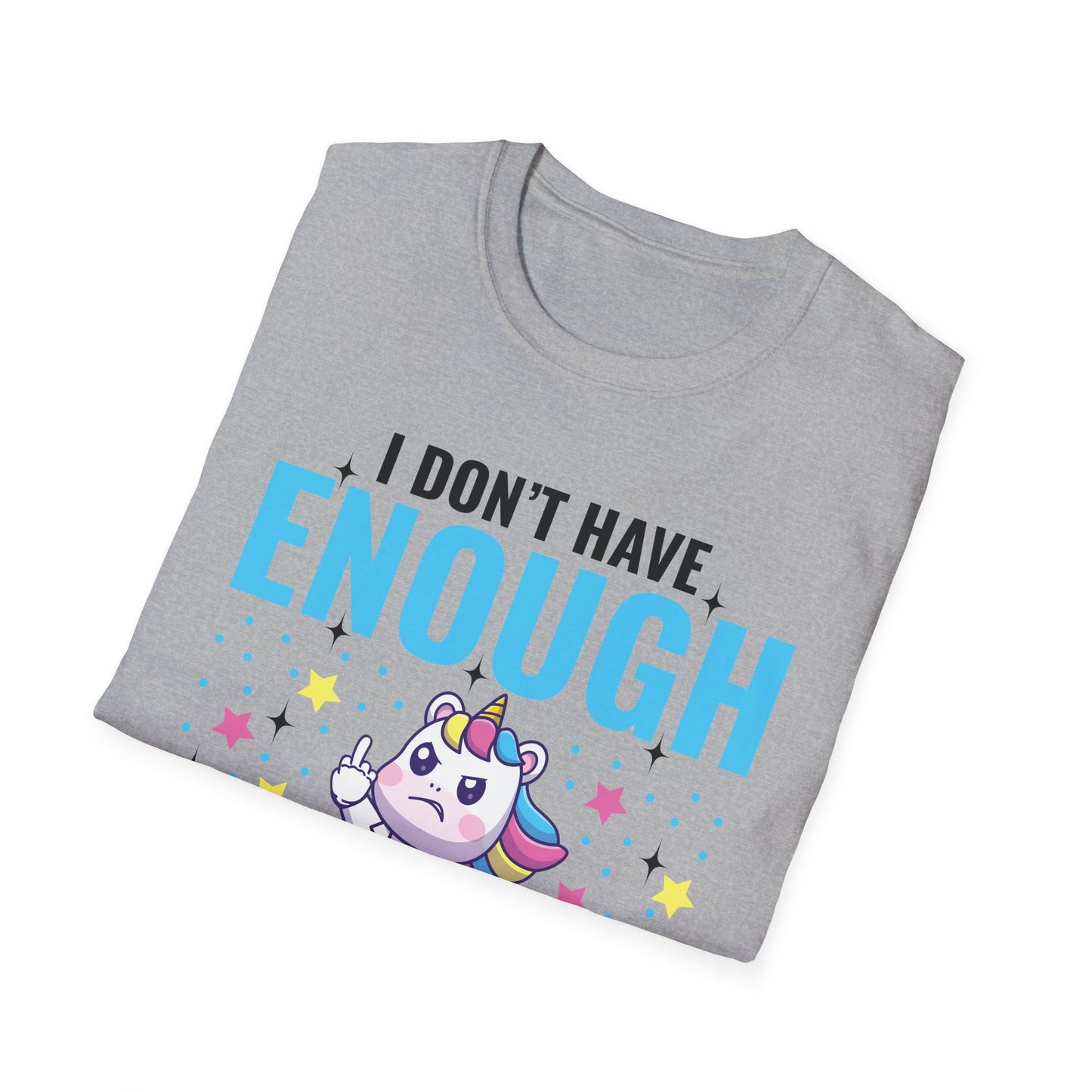 Funny I Don't Have Enough Middle Fingers For Cancer Unicorn T-Shirt For Men Women T-Shirt