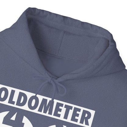 Funny Oldometer Odometer 50th Birthday Gift 50 yrs Old Joke Hoodie For Men Women Hoodie